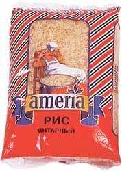 Рис янтарный (пропаренный) "Ameria", 900г