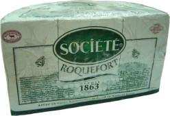 Сыр Рокфор Сосьетэ 1/2 головы 1.25 кг 52% жирн.