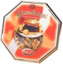 Конфеты шоколадно-кремовые Gianduiotto ottagonole "Witor's", 300г