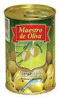 Оливки MAESTRO DE OLIVA с анчоусом, ж.б., 300 г