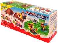 Яйцо шоколадное Kinder сюрприз набор Magic Sport магнитный футбол, 3шт х 20г = 60г