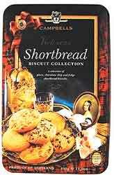Печенье песочное Shortbread Викторианская коллекция ассорти "Сampbells" (в жестяной коробке), 400г