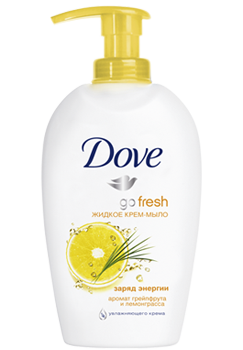 Жидкое крем-мыло Dove "Заряд энергии", 250 мл