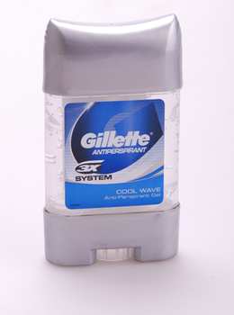 Gillette. antipersperant gel. Cool wave.