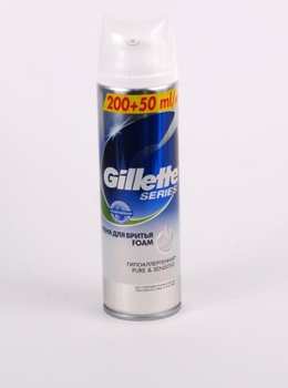 Gillette Series Пена для бритья Гипоаллергенная / Pure & Sensitive
