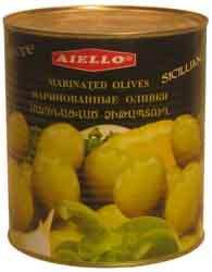 Маринованные оливки HALKIDIKI Sicilian recipe, ж/б, 2900г.