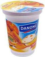 Йогурт молочный "Danone" персик и маракуйя 2,2%, 370г