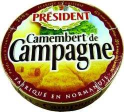 Сыр Камамбер де Кампань 45% жирности.