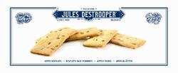 Печенье тонкое бисквитное Jules Destrooper яблочное, 100г.