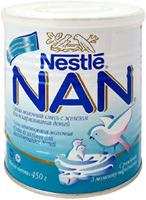 Сухая молочная смесь NAN для вскармливания детей с железом, 450г