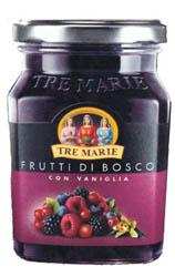 Конфитюр Frutti di Bosco лесные ягоды с ванилью "Tre Marie" с/б, 300г