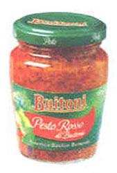 Соус к пасте "Песто Rosso" (базилик, оливковое масло, сыр, кешью, сыворотка) "Buitoni", 135г