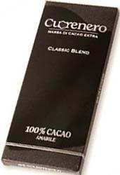 Горький классический шоколад Classic Blend 100% cacao "Cuorenero", 35г