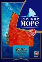 Форель слабосоленая филе-ломтики "Русское Море", 120 г