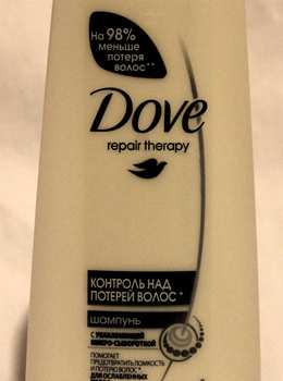 Dove.Repair therapy.Шампунь.Контроль над поторей волос