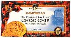 Печенье песочное Shortbread Choc Chip с шоколадной стружкой "Сampbells", 133г