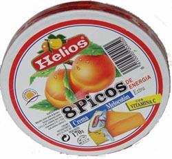 Мармелад порционный Персик Extra с витамином С "Helios" (картон. коробка), 170г